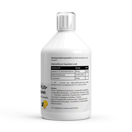 Vita Balance PLUS+ Bakterienkulturen - 33 vegane Lemon Shots - 500ml