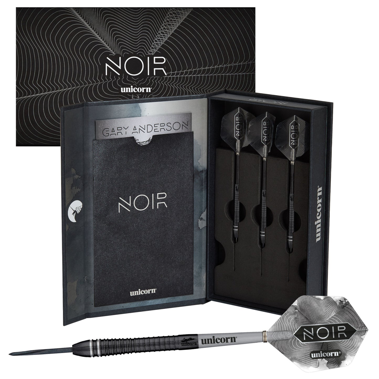 Unicorn World Champion Gary Anderson Noir Phase 6 Steeldarts