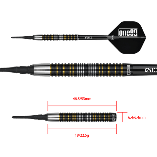 One80 Tengku Shah Dart Softtip