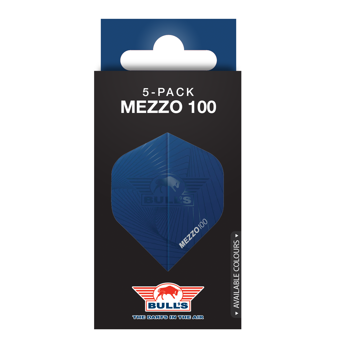 Bull's Mezzo 100 Micron No.2 Flights im 5er-Pack
