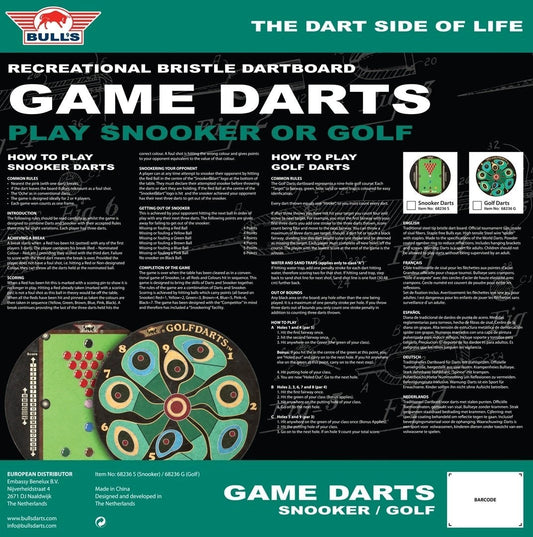 Bull's Game Dartboard Snooker