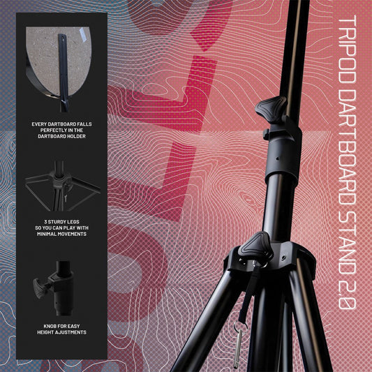 Bull's Tripod Dartboard Stand 2.0