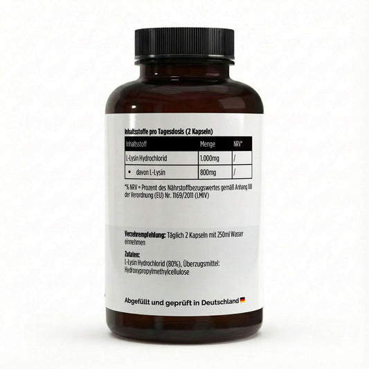 L-Lysin - 100 Kapseln