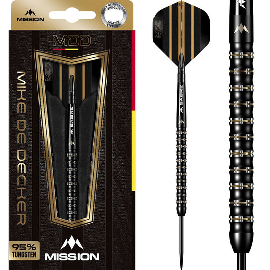 Mission Mike De Decker MDD Black Gold Steeldarts