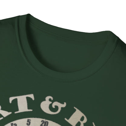 Dart & Beer Junkie T-Shirt — Retro Dartboard Pub Game Tee