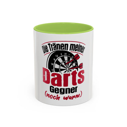 Darts Kaffee Tasse – "Die Tränen meiner Darts Gegner (noch warm)"