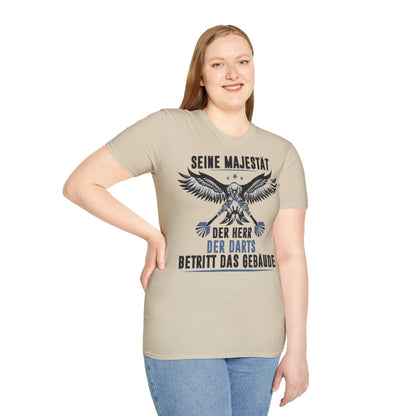 T-Shirt — 'Seine Majestät' Darts Player Tee (German)
