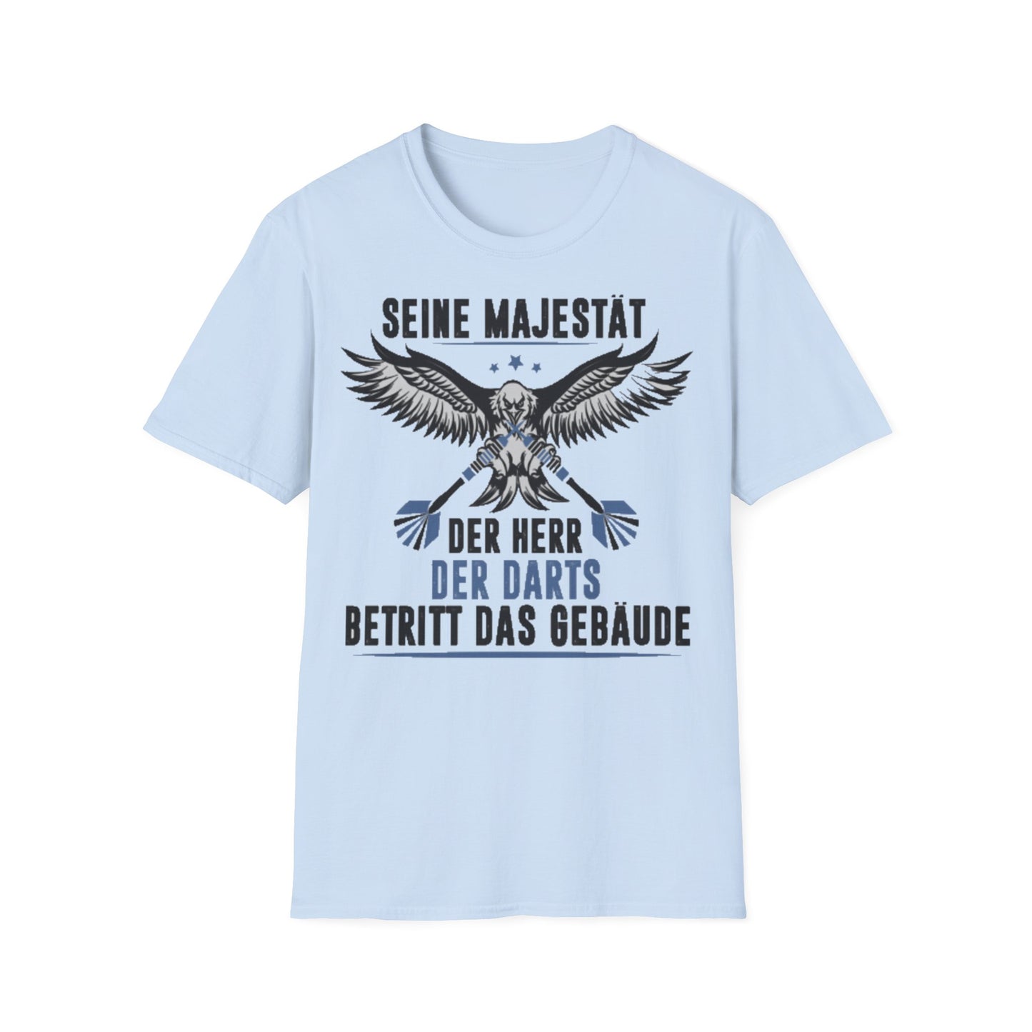 T-Shirt — 'Seine Majestät' Darts Player Tee (German)