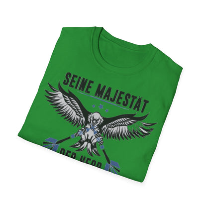 T-Shirt — 'Seine Majestät' Darts Player Tee (German)