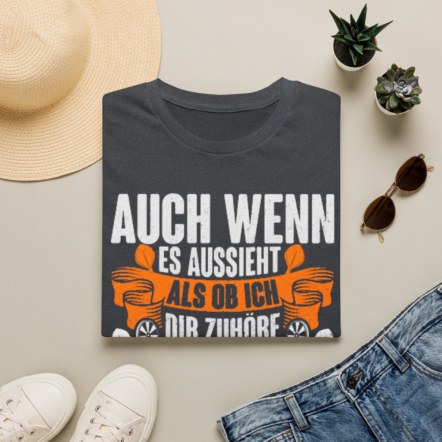 Darts T-Shirt — "Auch wenn es aussieht als ob ich dir zuhöre, bin ich beim Darten"