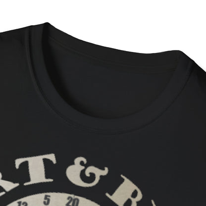 Dart & Beer Junkie T-Shirt — Retro Dartboard Pub Game Tee