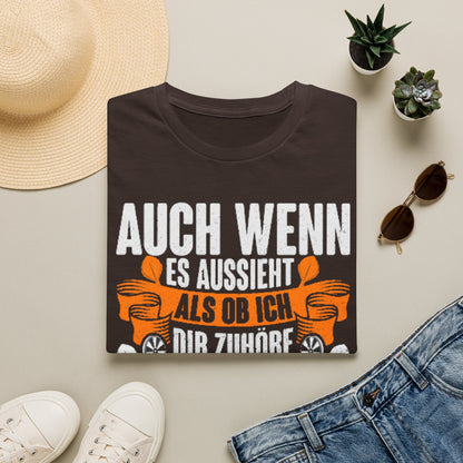 Darts T-Shirt — "Auch wenn es aussieht als ob ich dir zuhöre, bin ich beim Darten"