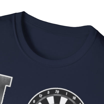 Darts Love T-Shirt — "LOVE" with Dartboard Graphic
