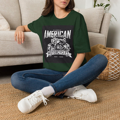 Classic American Motorcycles T-Shirt — Vintage Biker Graphic Tee
