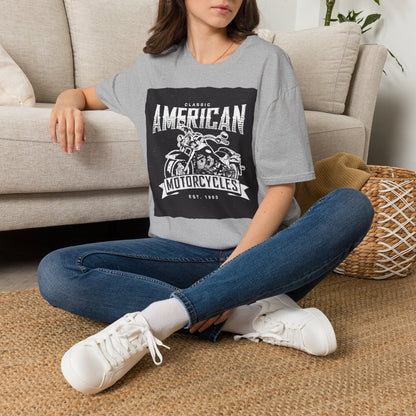 Classic American Motorcycles T-Shirt — Vintage Biker Graphic Tee