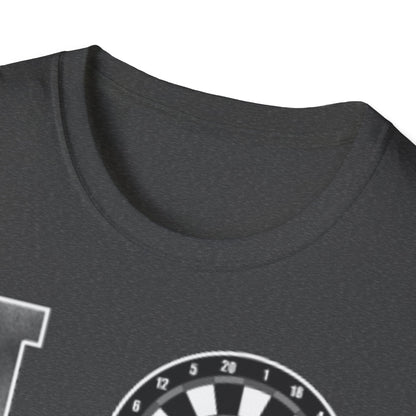 Darts Love T-Shirt — "LOVE" with Dartboard Graphic