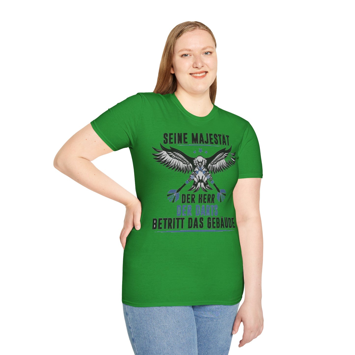 T-Shirt — 'Seine Majestät' Darts Player Tee (German)