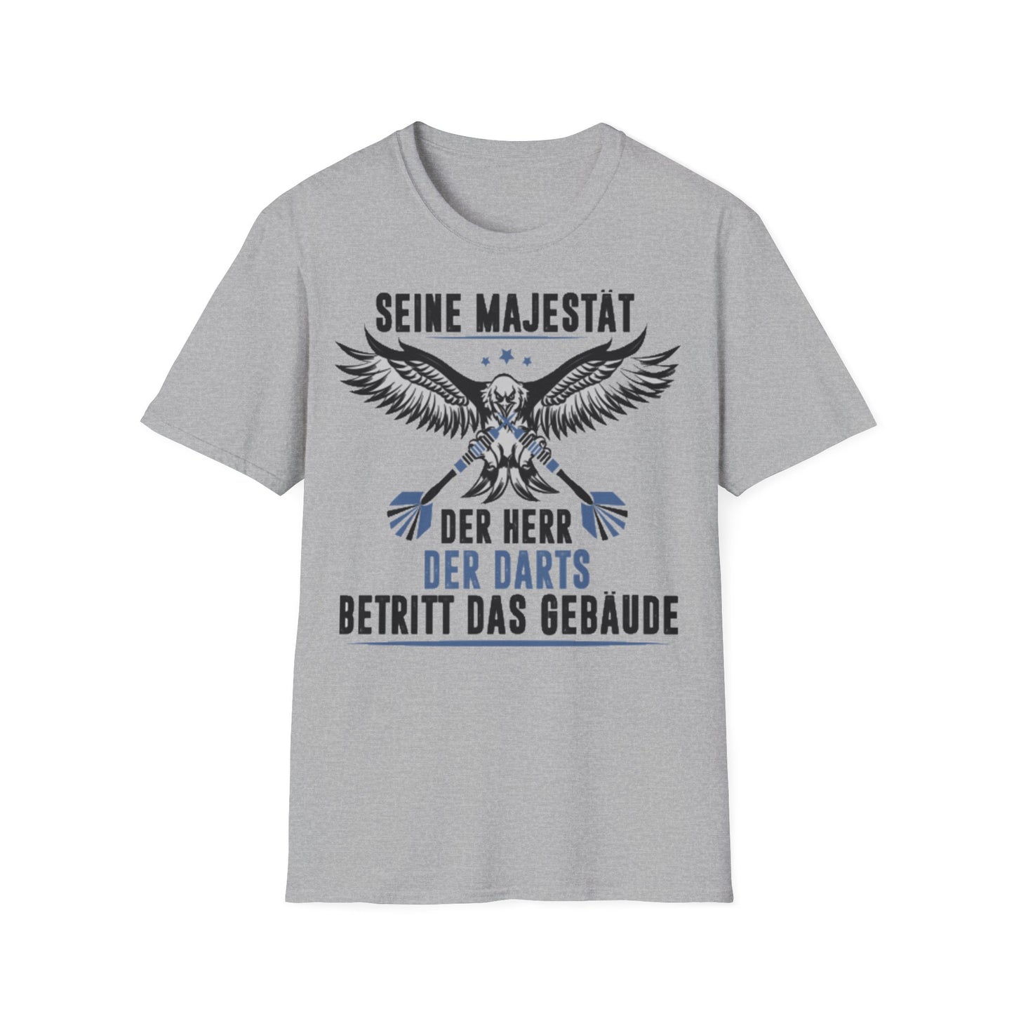 T-Shirt — 'Seine Majestät' Darts Player Tee (German)