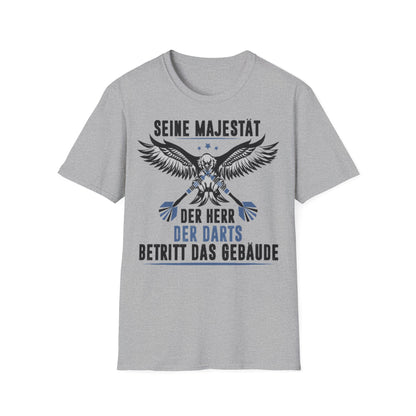 T-Shirt — 'Seine Majestät' Darts Player Tee (German)