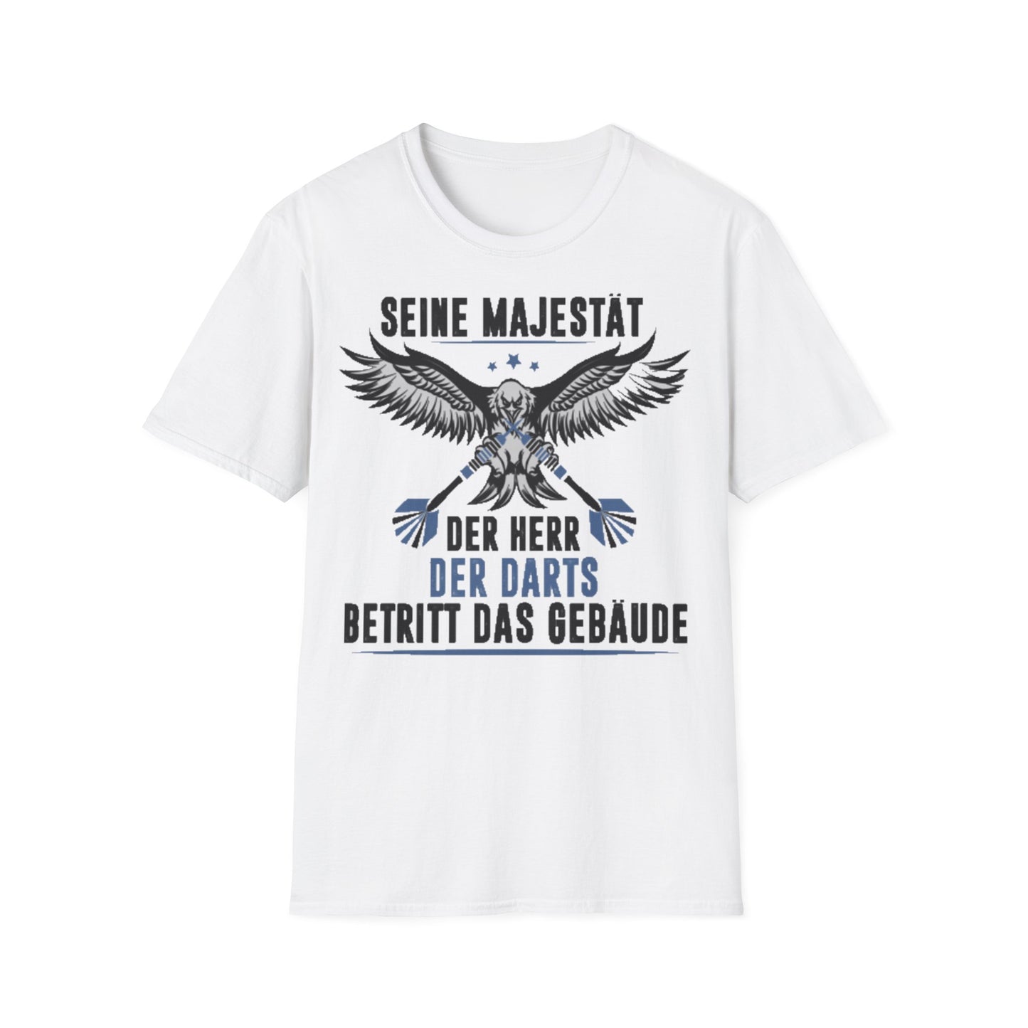 T-Shirt — 'Seine Majestät' Darts Player Tee (German)