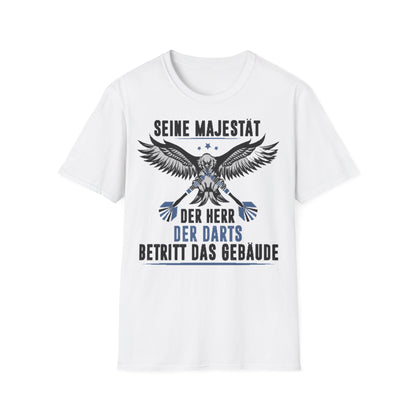 T-Shirt — 'Seine Majestät' Darts Player Tee (German)