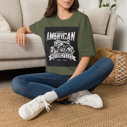 Classic American Motorcycles T-Shirt — Vintage Biker Graphic Tee