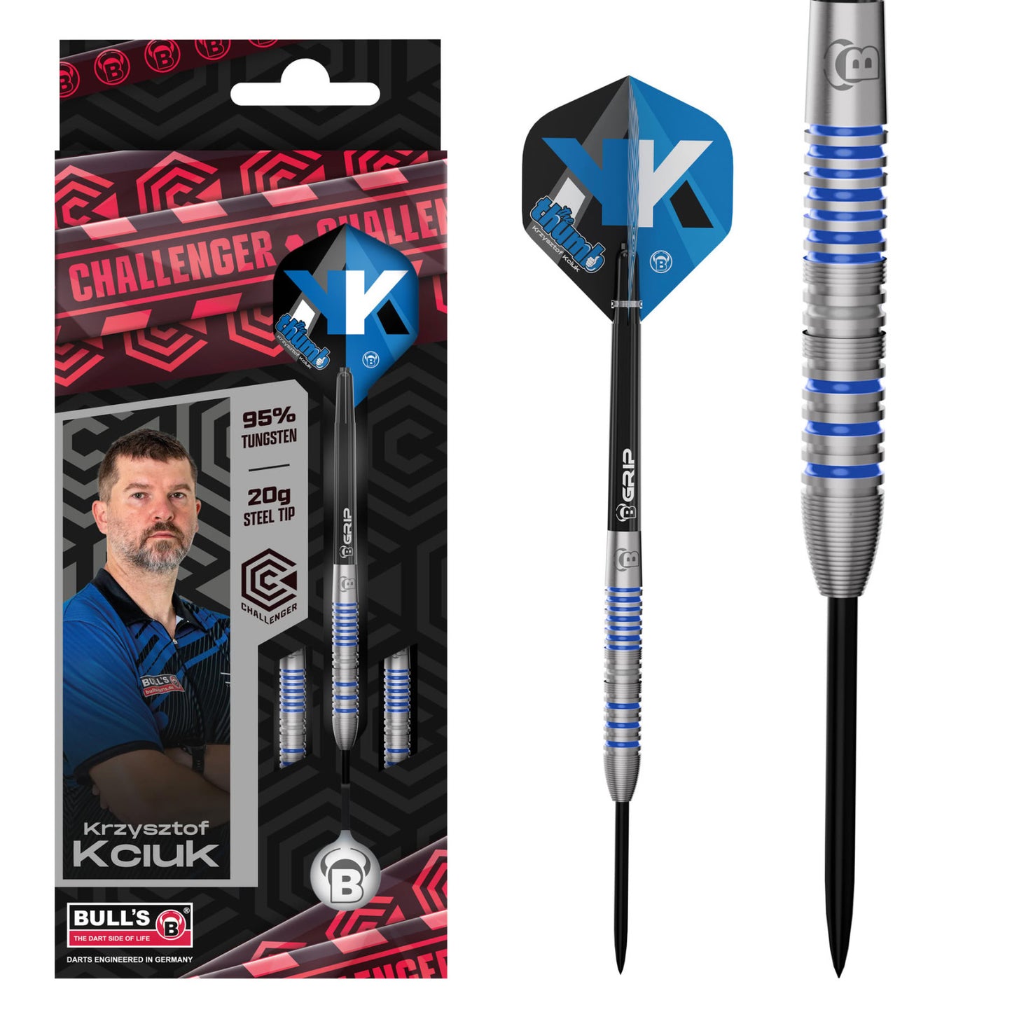 BULL'S Krzysztof Kciuk Challenger 20g Steeldarts