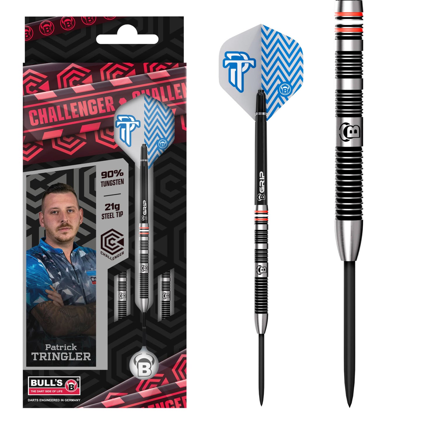 BULL'S Patrick Tringler Challenger 21g Steeldarts