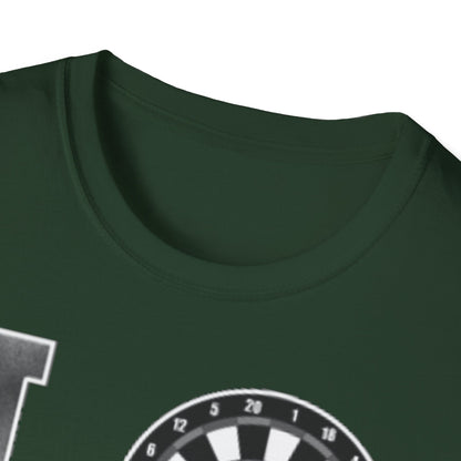Darts Love T-Shirt — "LOVE" with Dartboard Graphic