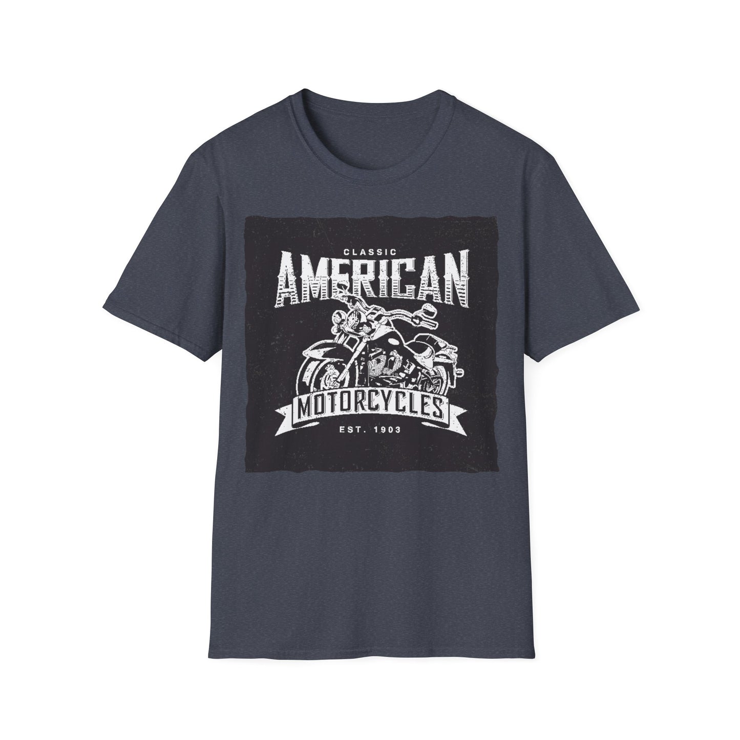 Classic American Motorcycles T-Shirt — Vintage Biker Graphic Tee