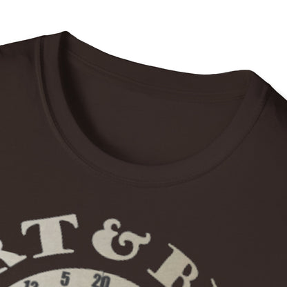 Dart & Beer Junkie T-Shirt — Retro Dartboard Pub Game Tee