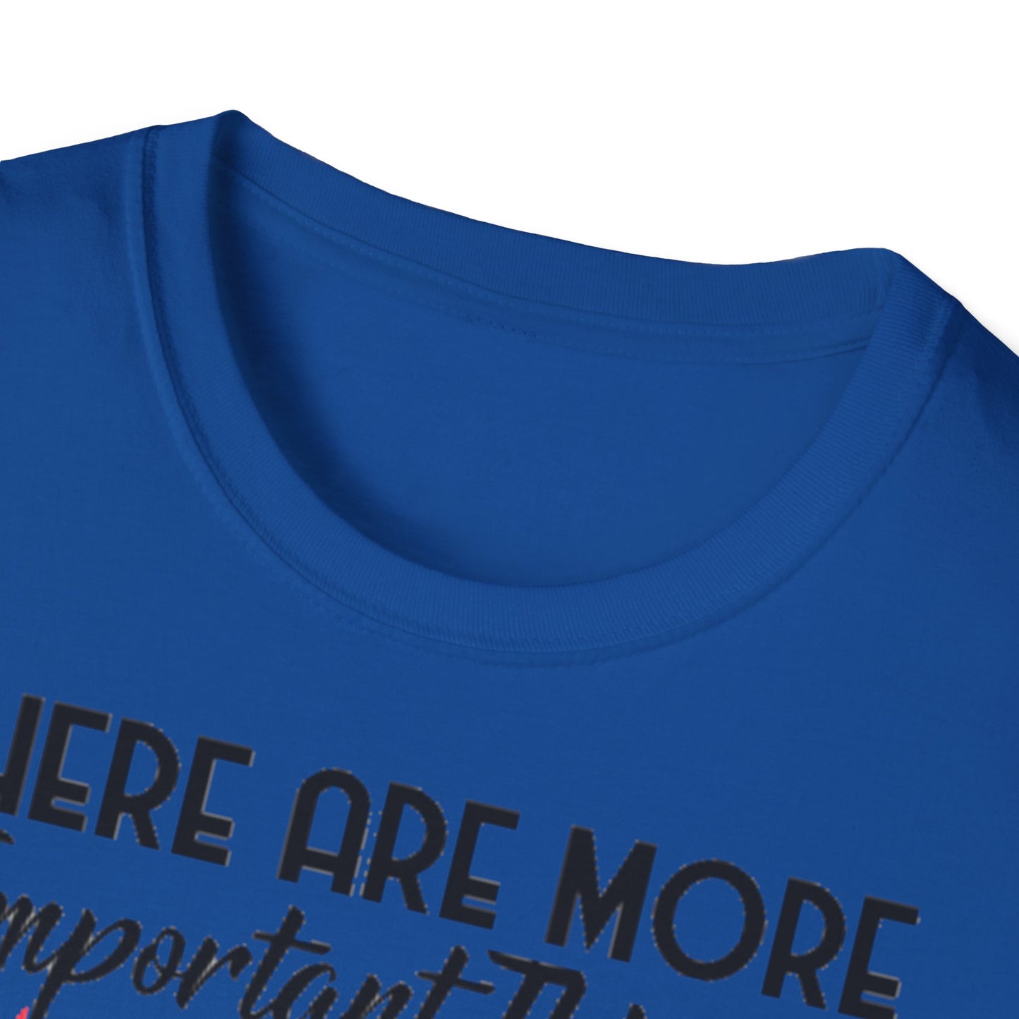 Darts T-Shirt — "There Are More Important Things Than Darts But What?"