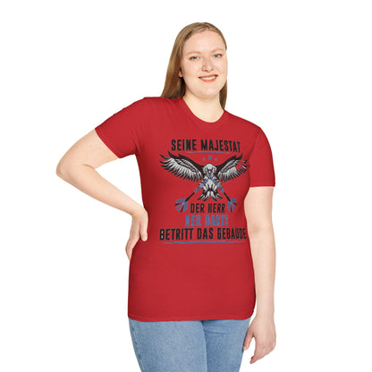 T-Shirt — 'Seine Majestät' Darts Player Tee (German)