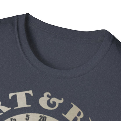 Dart & Beer Junkie T-Shirt — Retro Dartboard Pub Game Tee