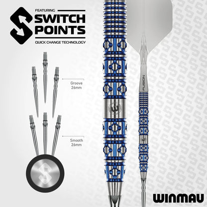 Winmau Lunaris Tapered Switch Point 90% Steeldarts