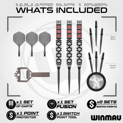 Winmau Fornax Parallel Switch Point 90% Steeldarts