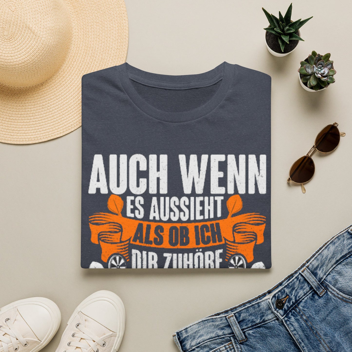 Darts T-Shirt — "Auch wenn es aussieht als ob ich dir zuhöre, bin ich beim Darten"