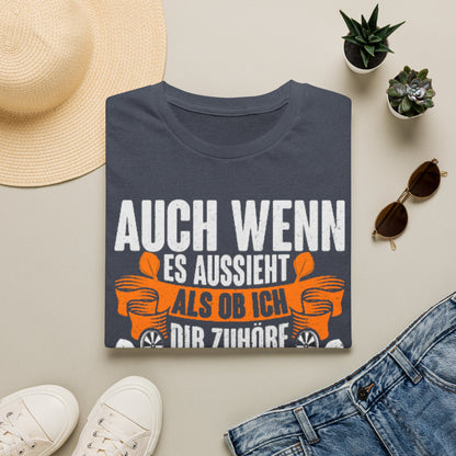 Darts T-Shirt — "Auch wenn es aussieht als ob ich dir zuhöre, bin ich beim Darten"