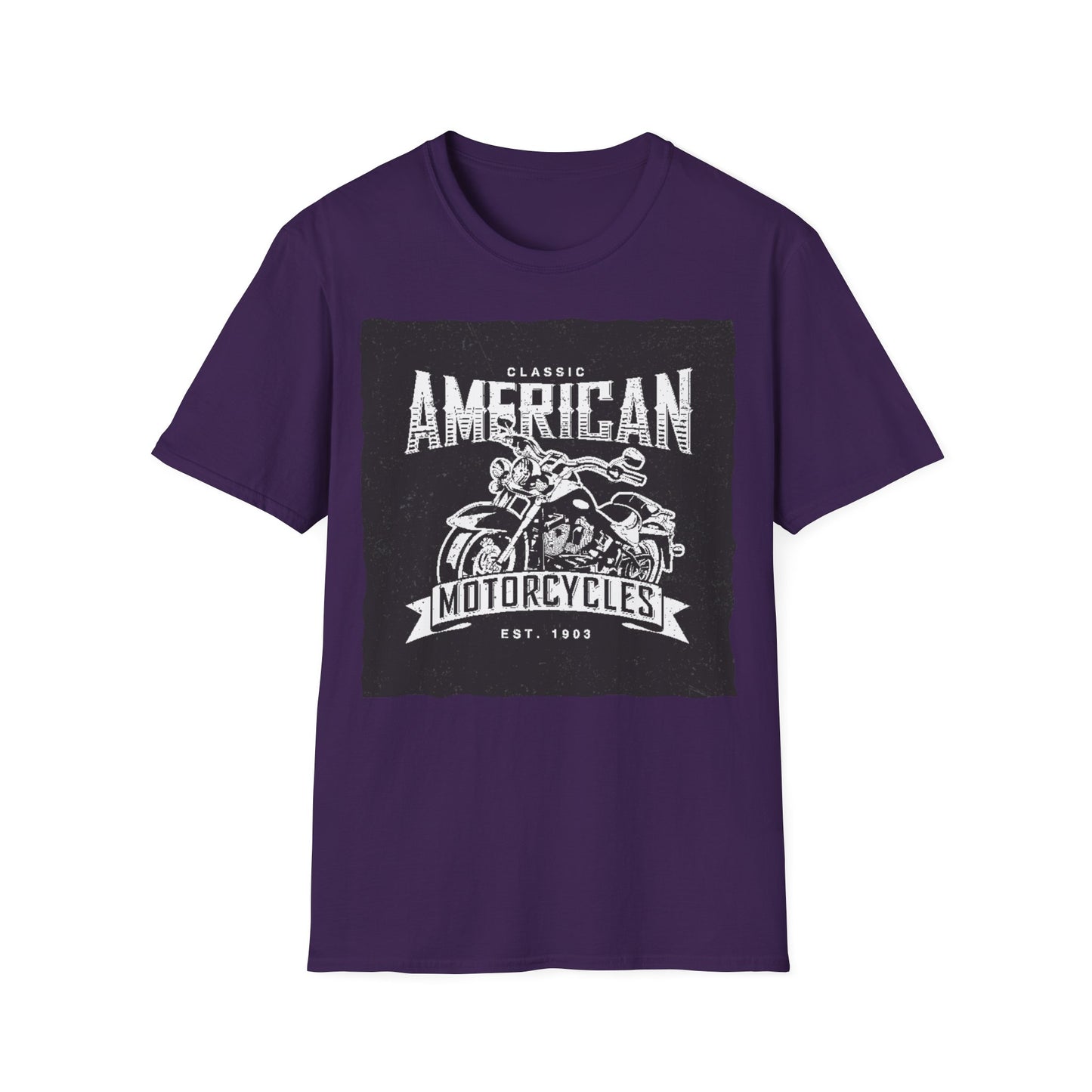 Classic American Motorcycles T-Shirt — Vintage Biker Graphic Tee