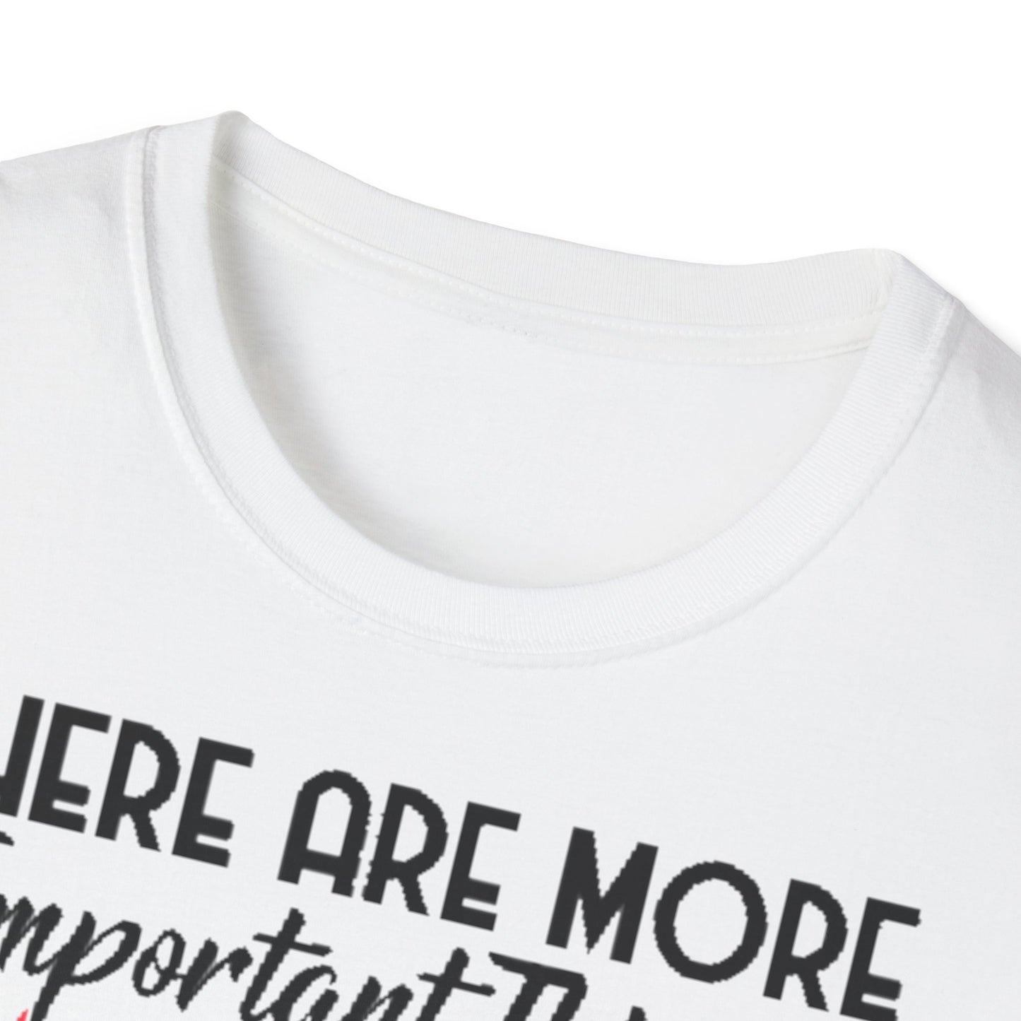 Darts T-Shirt — "There Are More Important Things Than Darts But What?"