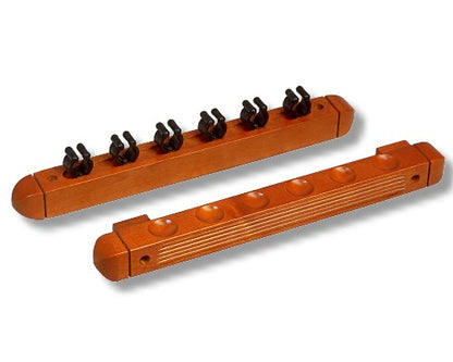 Billardqueue Wandhalter braun 2-tlg. für 6 Queues