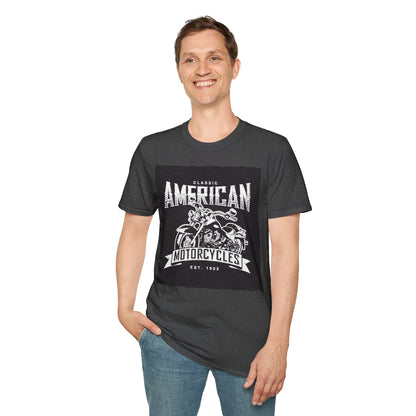 Classic American Motorcycles T-Shirt — Vintage Biker Graphic Tee