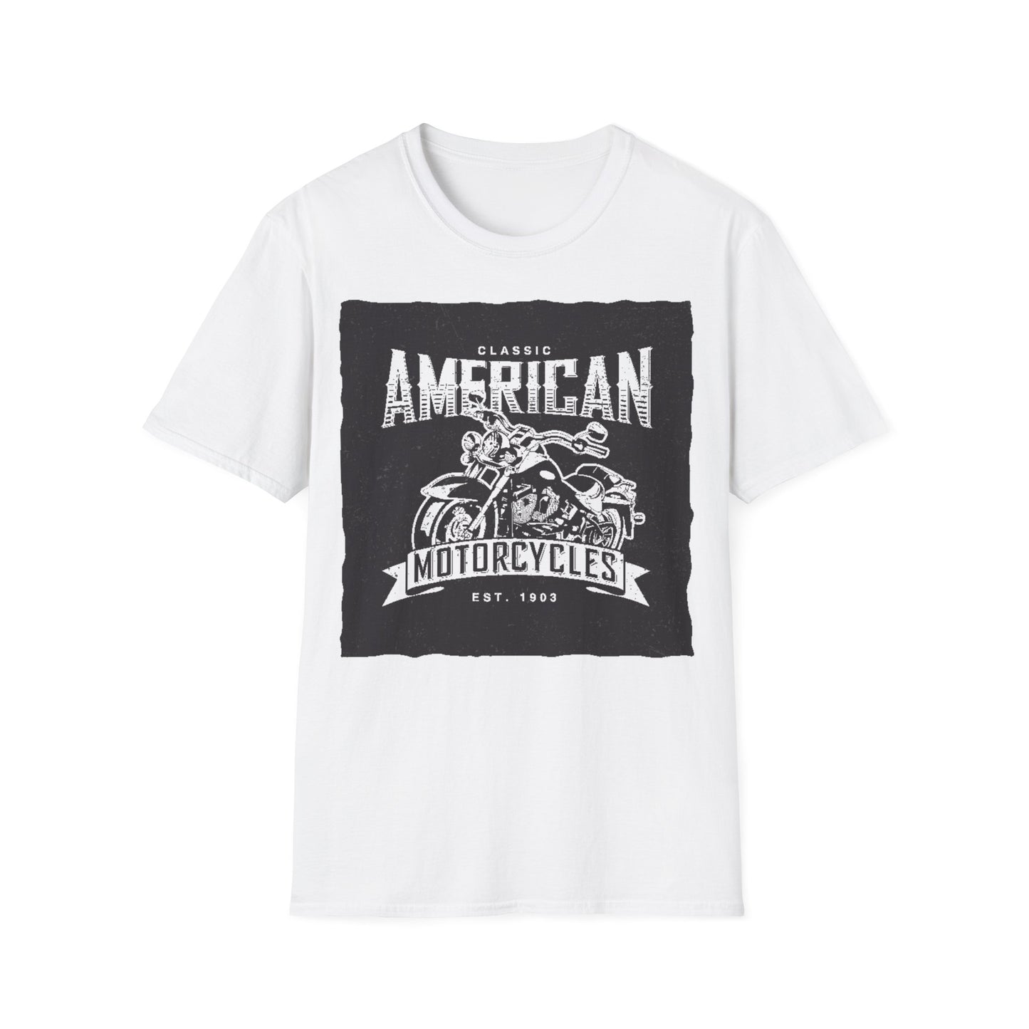 Classic American Motorcycles T-Shirt — Vintage Biker Graphic Tee