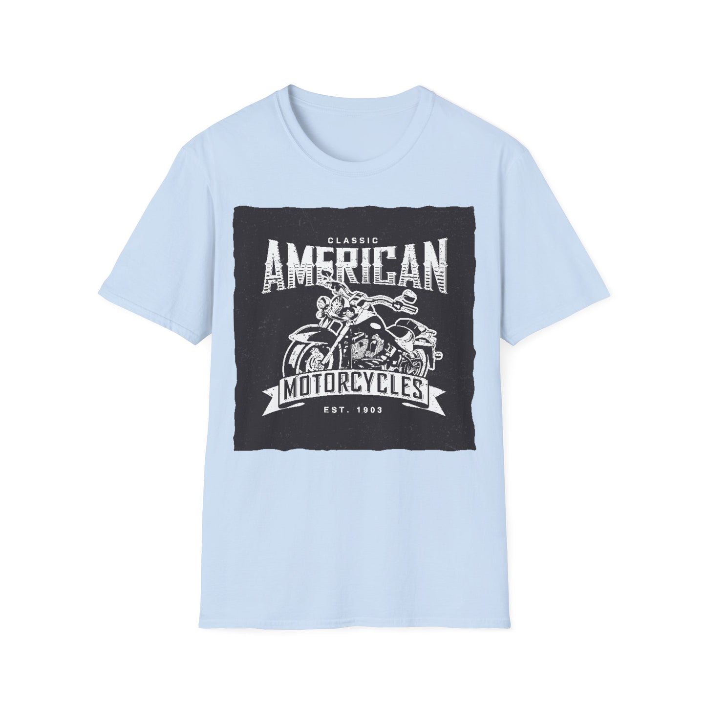 Classic American Motorcycles T-Shirt — Vintage Biker Graphic Tee