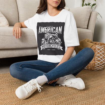 Classic American Motorcycles T-Shirt — Vintage Biker Graphic Tee