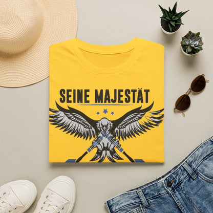 T-Shirt — 'Seine Majestät' Darts Player Tee (German)