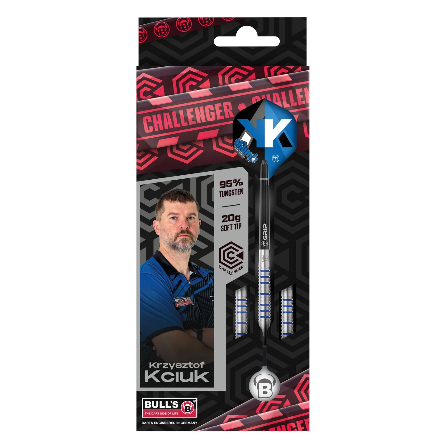 BULL'S Krzysztof Kciuk Challenger 20g Softdarts
