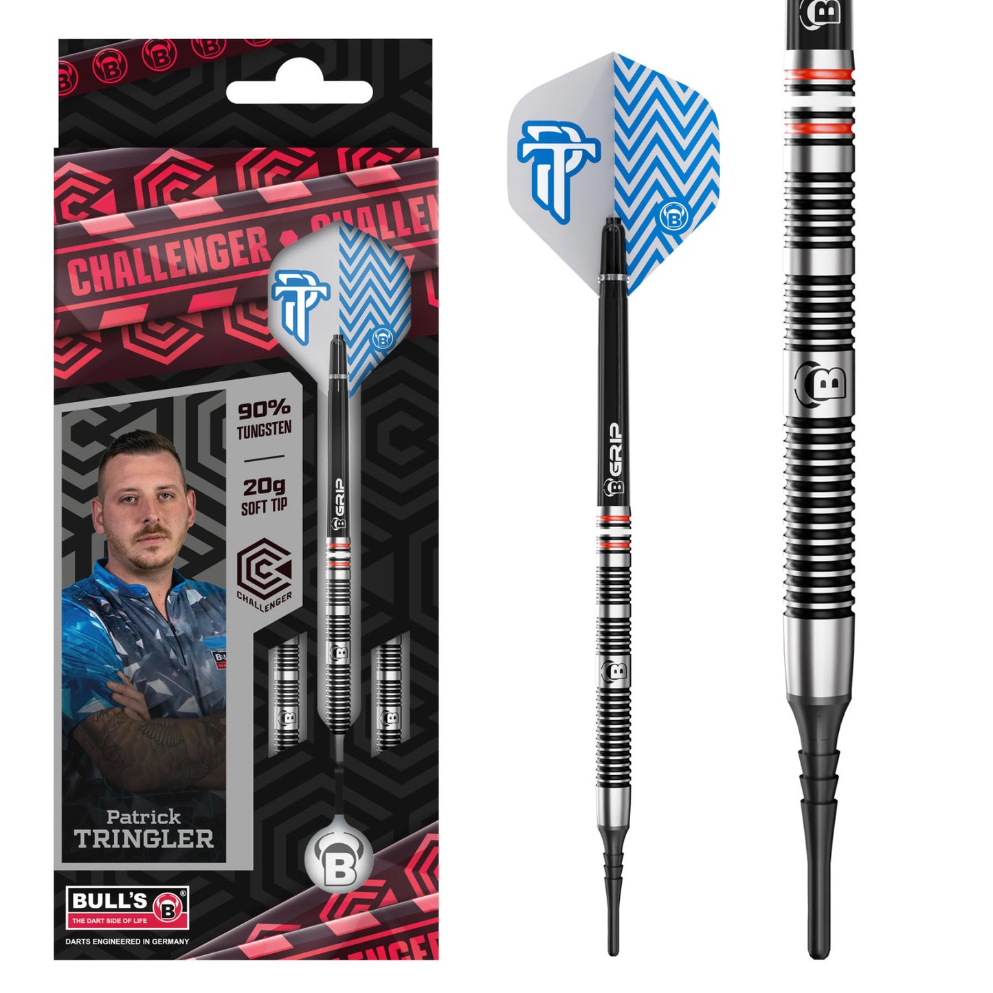 BULL'S Patrick Tringler Challenger 20g Softdarts
