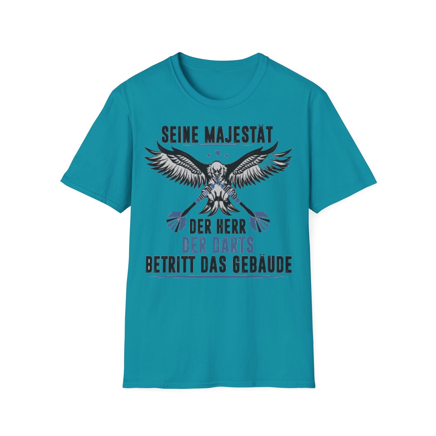 T-Shirt — 'Seine Majestät' Darts Player Tee (German)