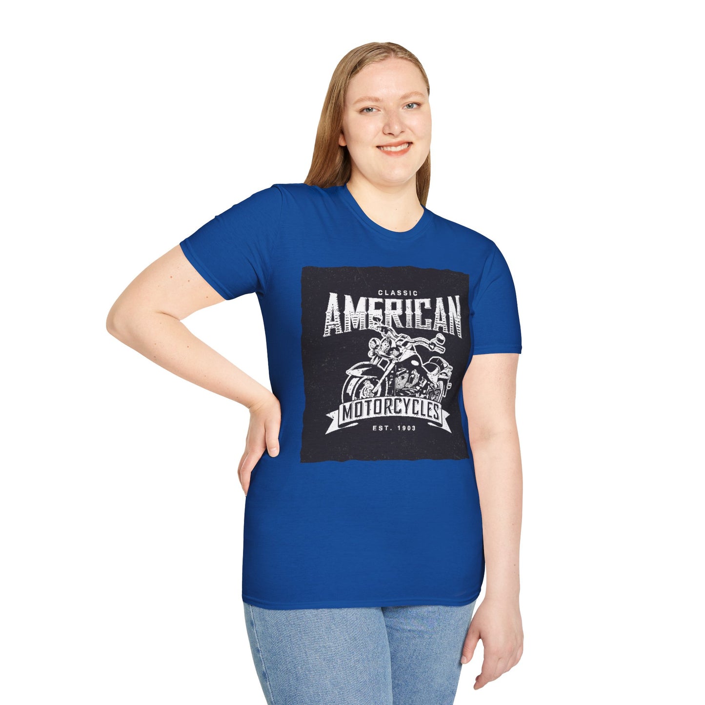 Classic American Motorcycles T-Shirt — Vintage Biker Graphic Tee